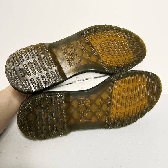 NEW Dr Martens Adrian YS White Leather Kiltie Loafer - Picture 6 of 8